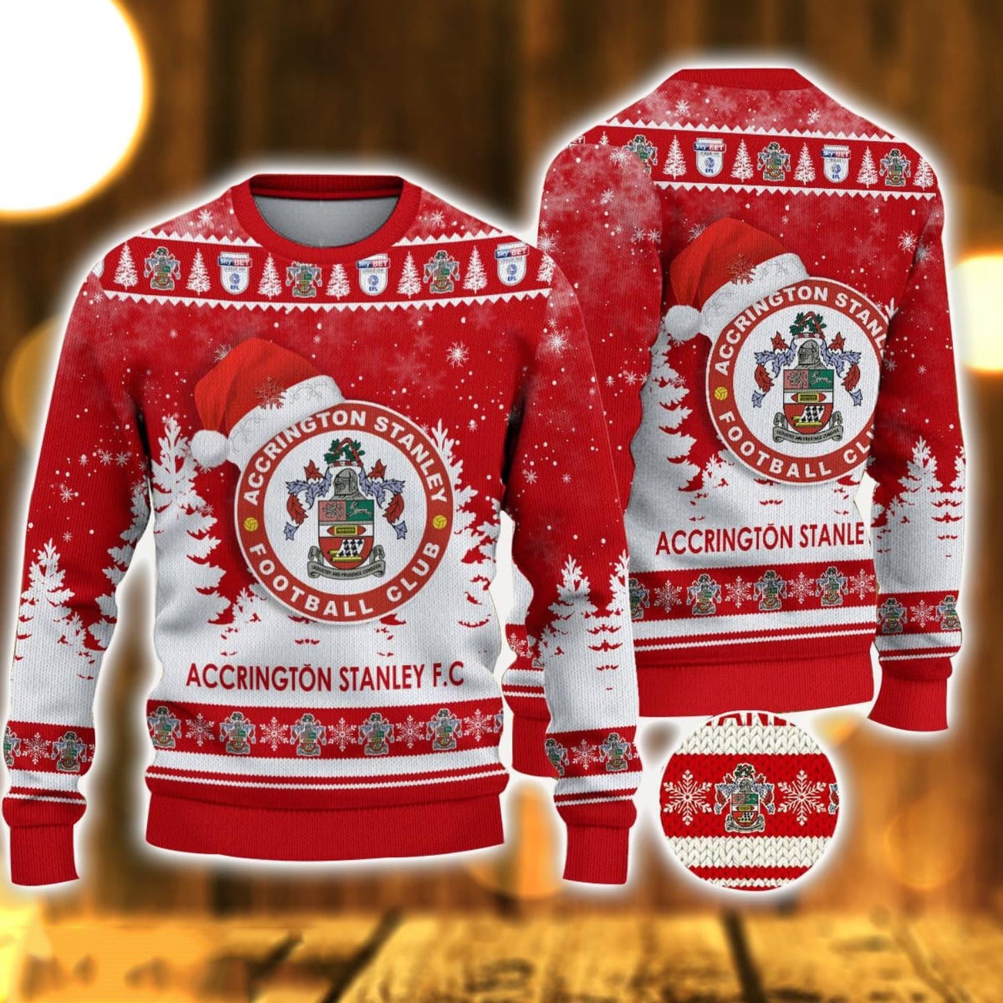 Accrington Stanley Ugly Christmas Sweater