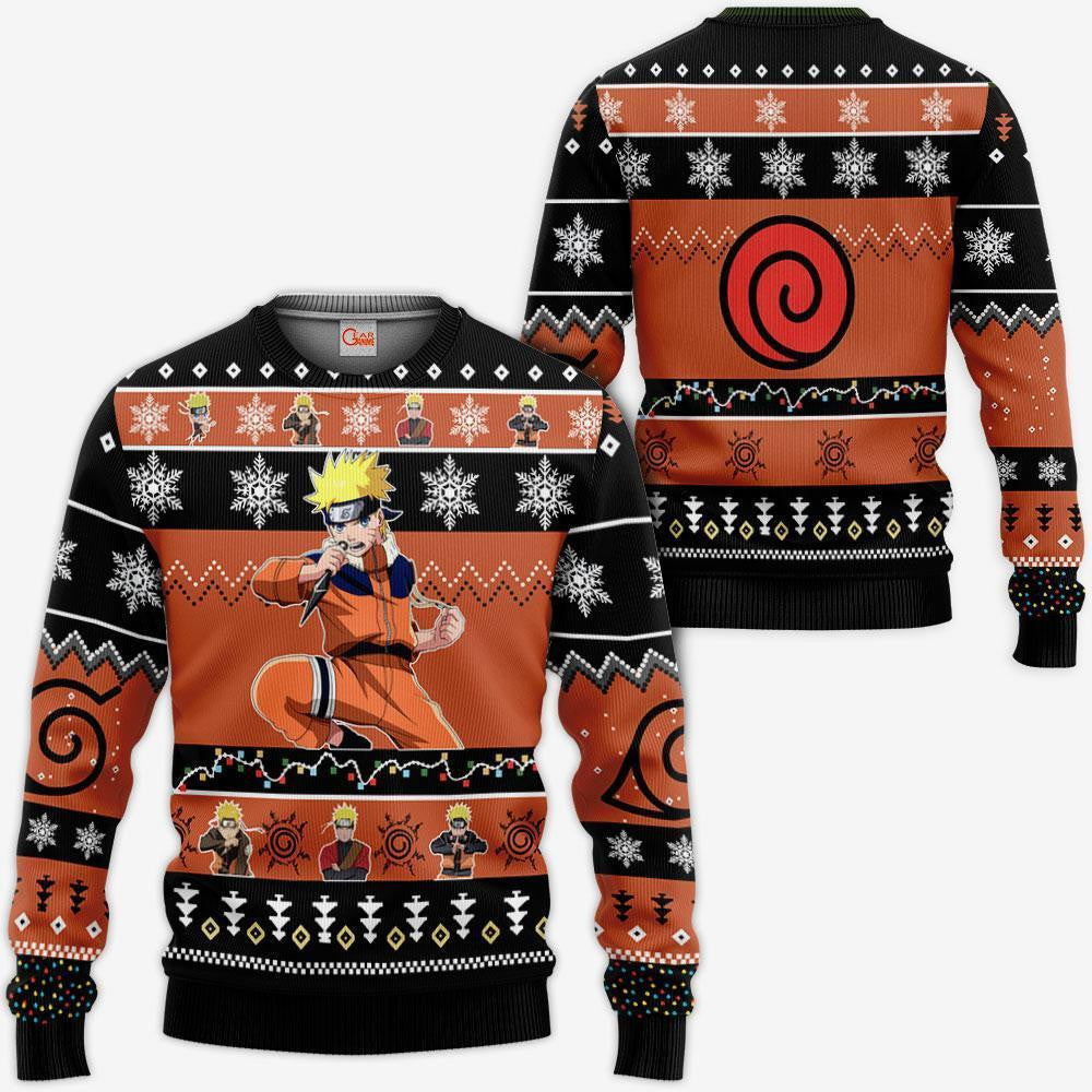 Anime Naruto Shippuden Uzumaki Ugly Christmas Sweater