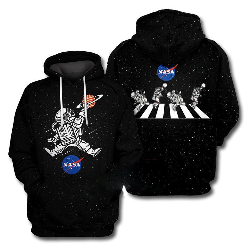 Astronaut Nasa Basketball Slam Dunk Hoodie