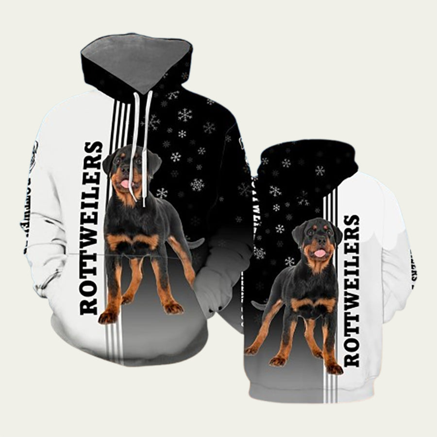 Awesome Rottweilers Dog Hoodie