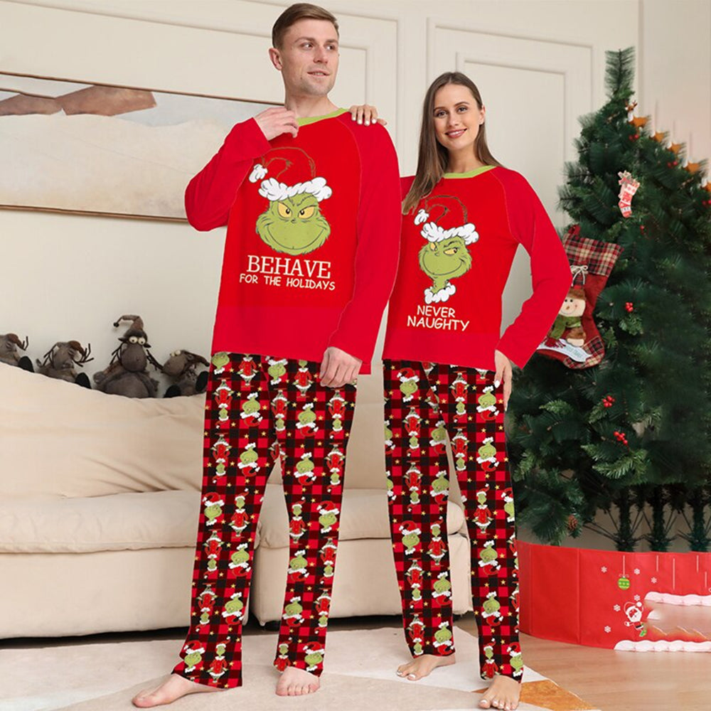 Grinch couple pajamas sale