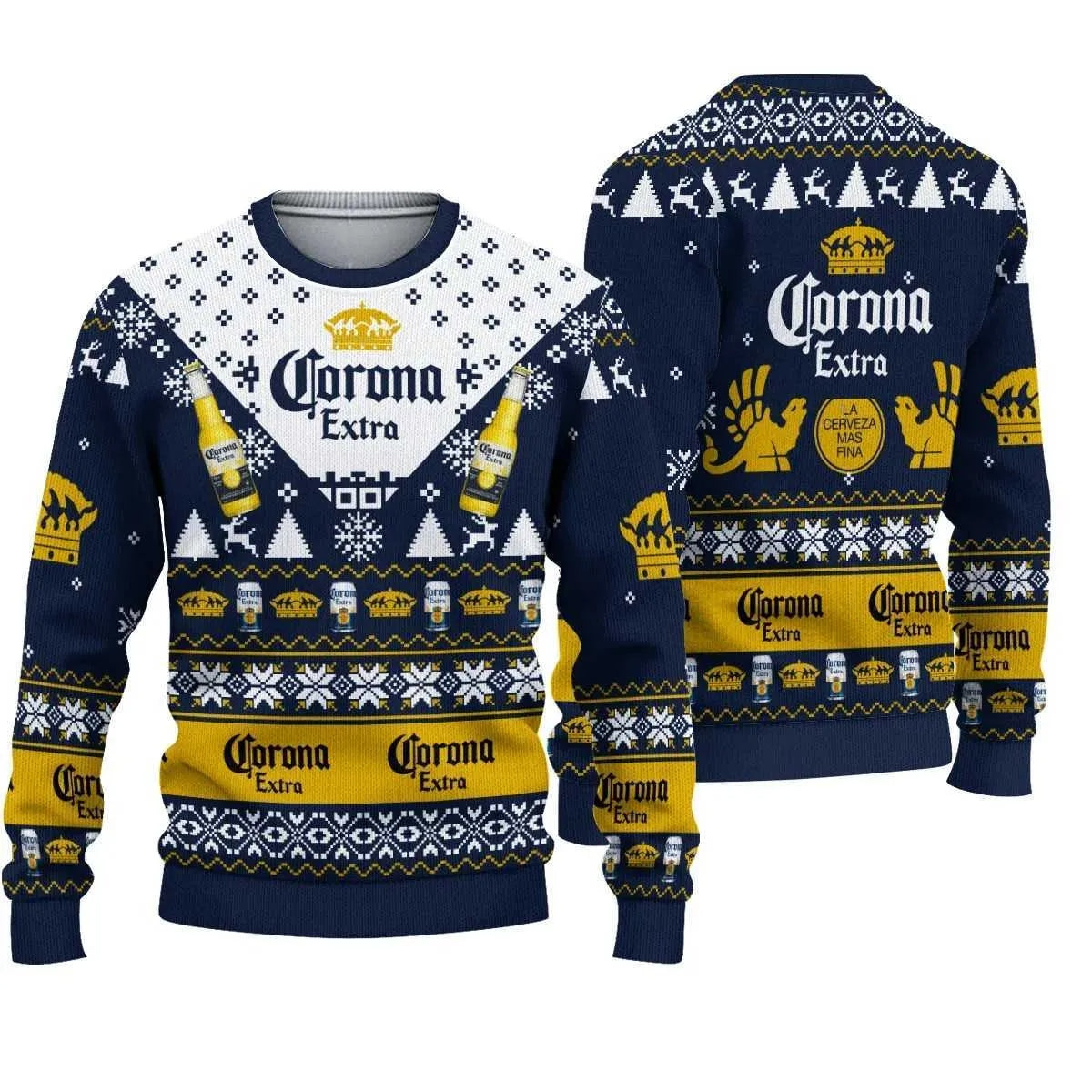 Corona Extra Beer Christmas Ugly Sweater