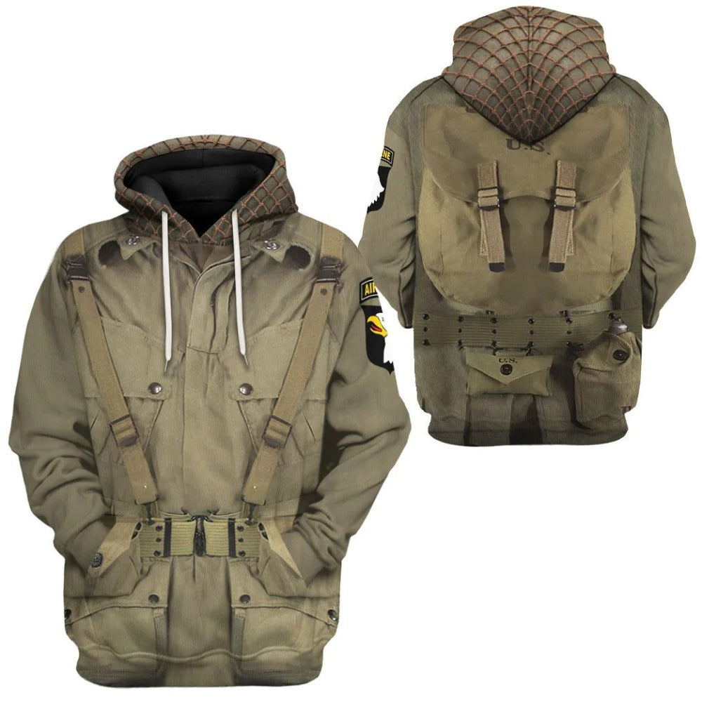 Costume WWII Paratroopers World War 2 Hoodie