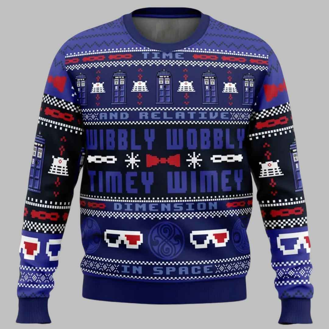 Doctor Who Ugly Christmas Sweater