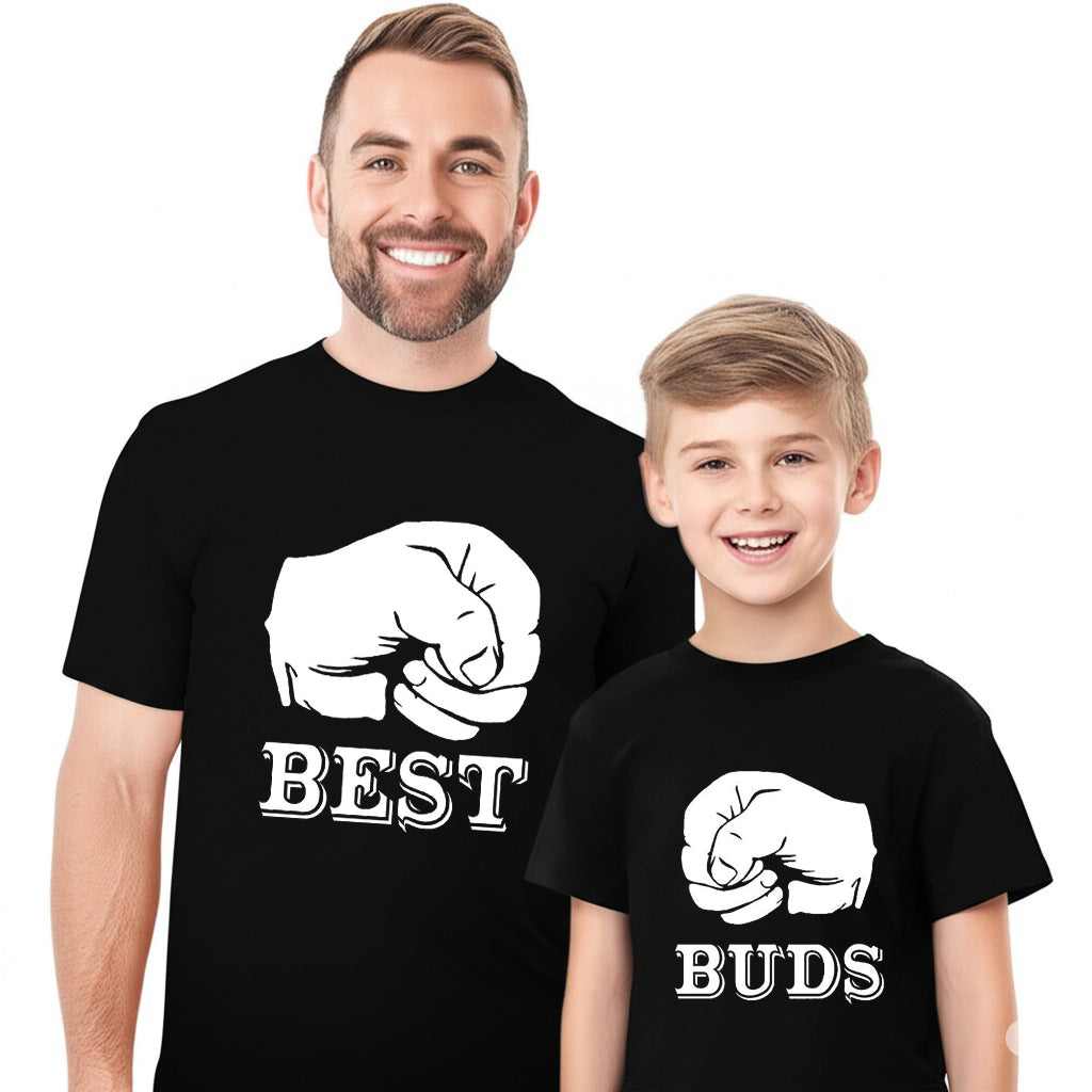 Best Buds Father and Son Matching Shirts