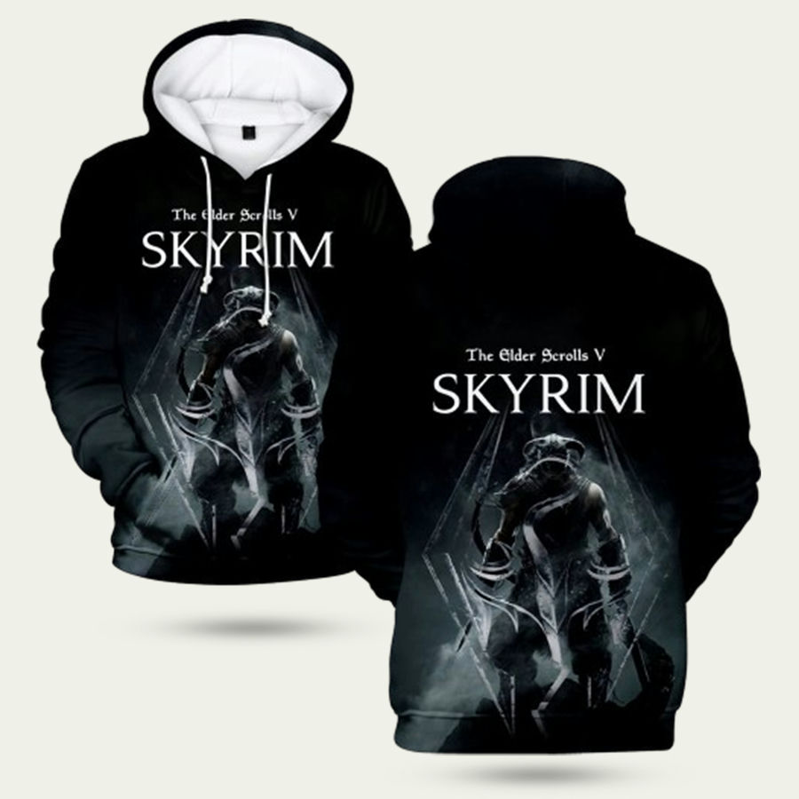 Game The Elder Scrolls V Skyrim Hoodie