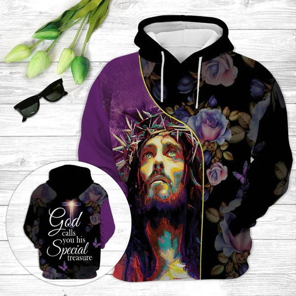 God Calls You His Special Treasure Christian God Jesus Hoodie