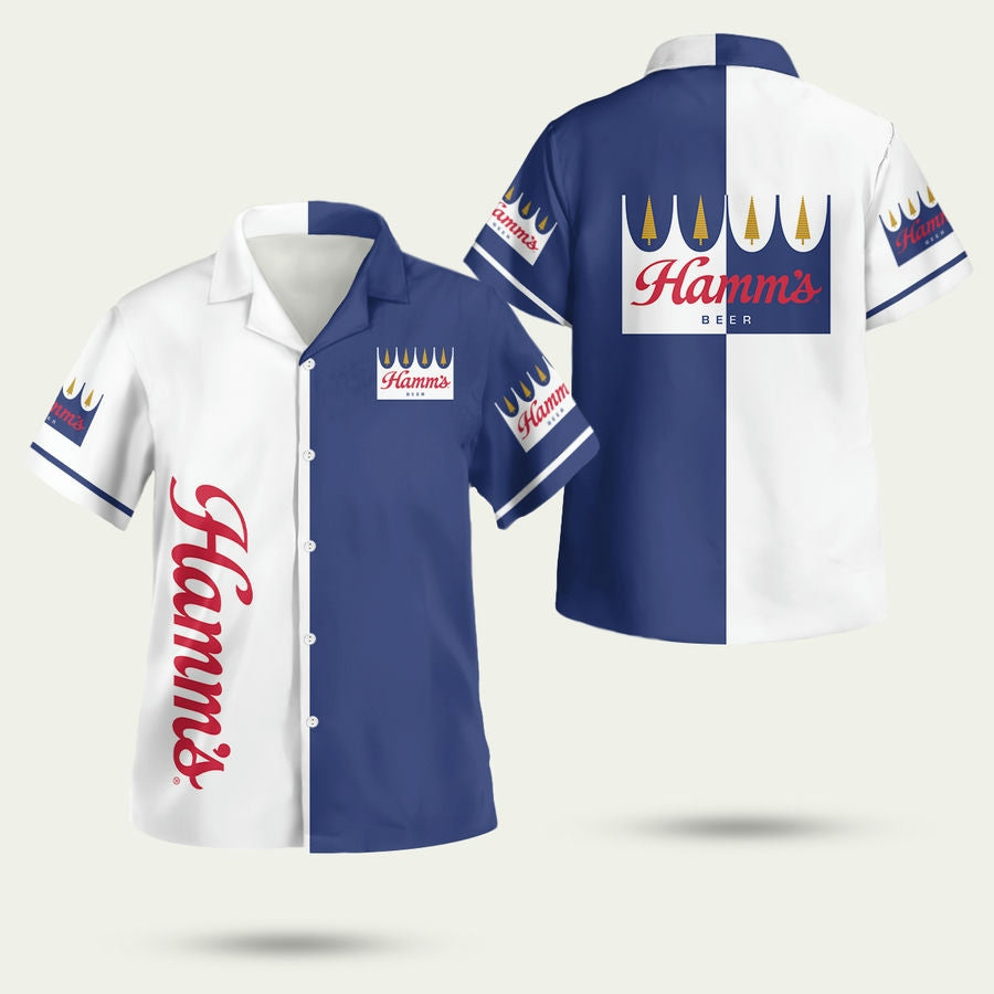 Hamms Beer Hawaiian Shirt