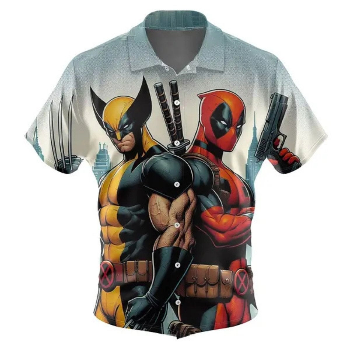 Deadpool And Wolverine Hawaiian Shirt