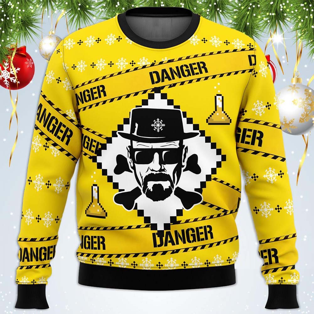 Heisenberg Breaking Bad Ugly Christmas Sweater