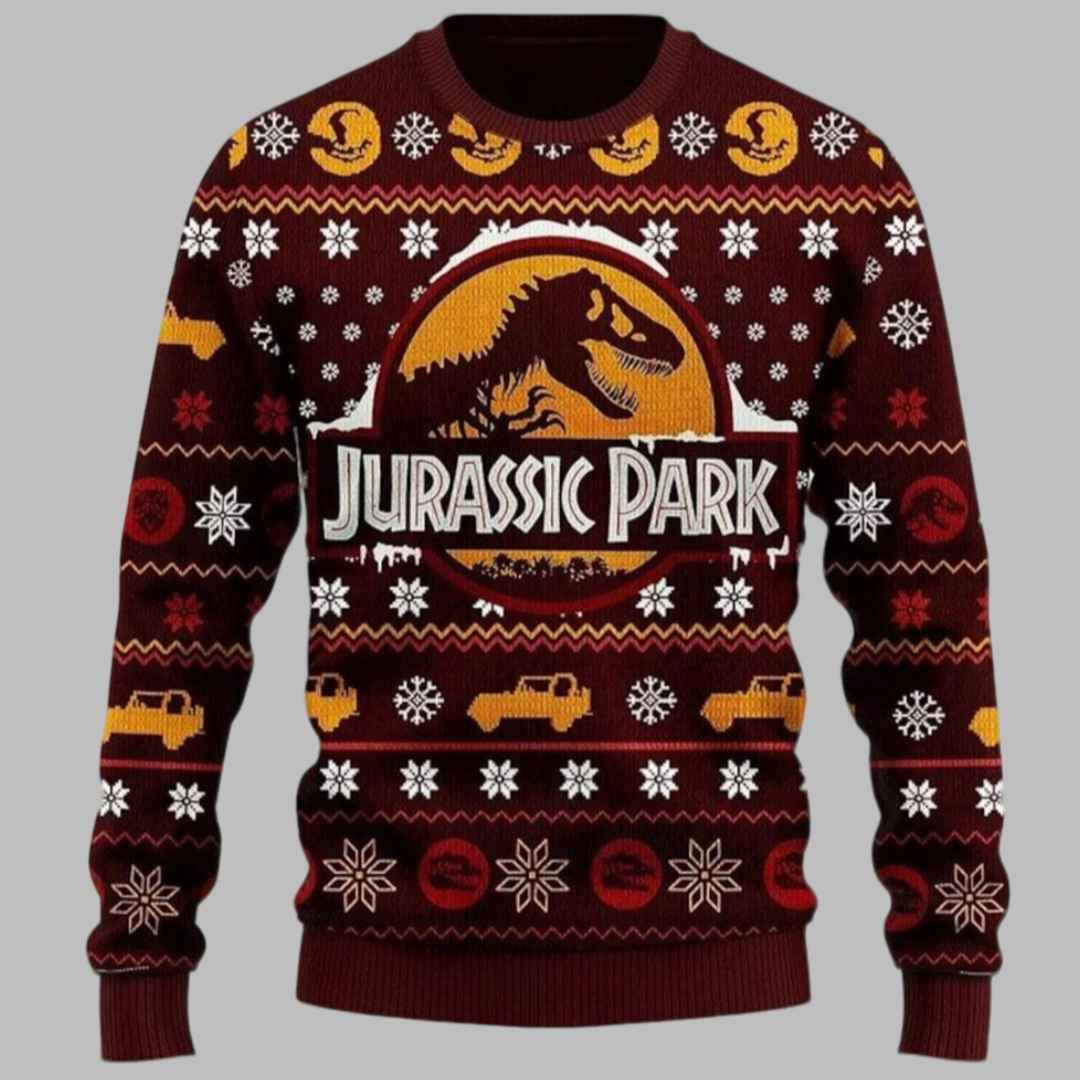 Jurassic Park Ugly Christmas Sweater