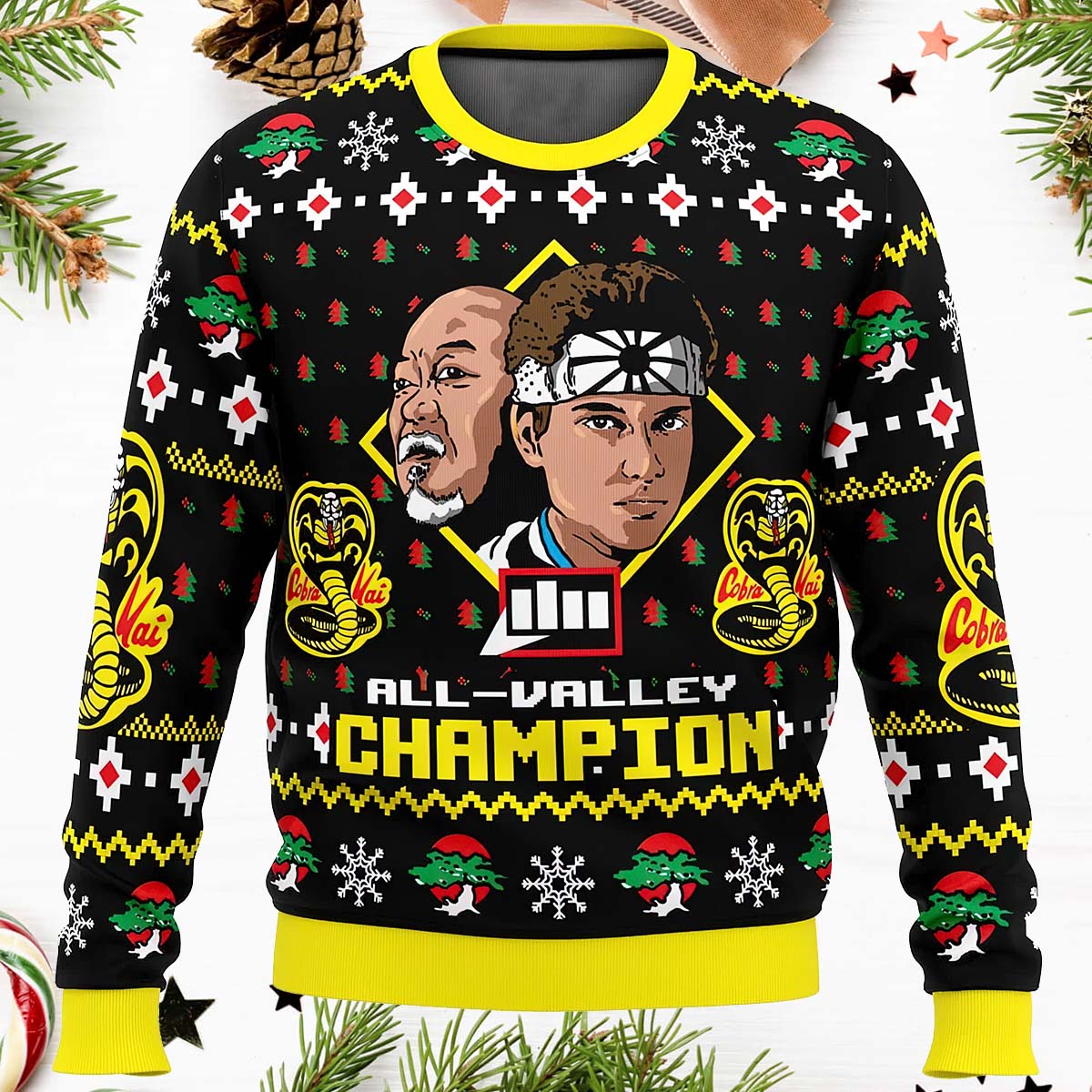 Karate Kid Cobra Kai Ugly Christmas Sweater