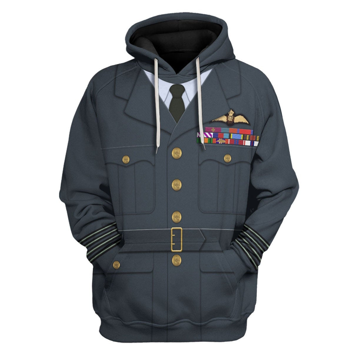 Leonard Cheshire Royal Air Force Pilot Uniform Costume Hoodie