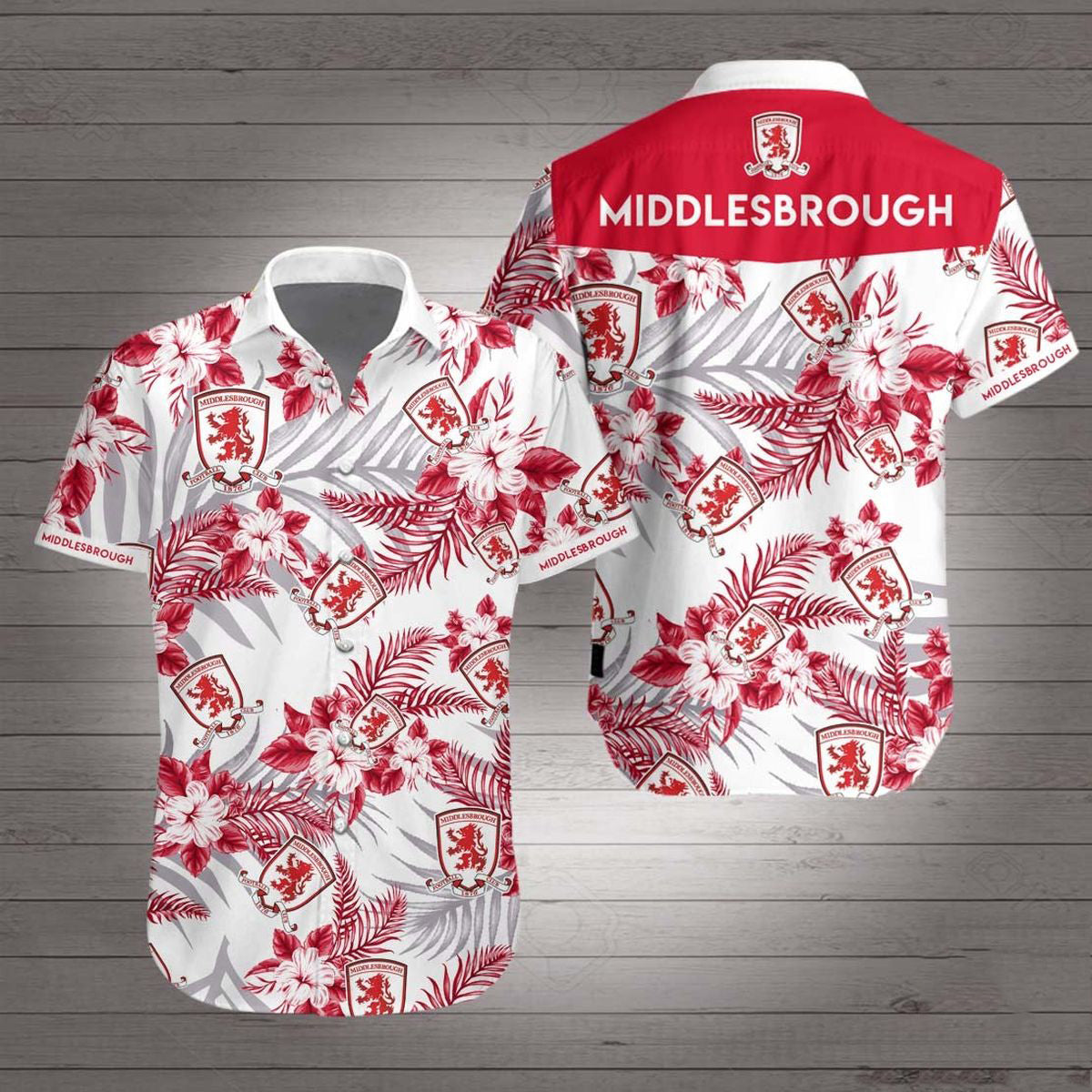 Middlesbrough F.C Hawaiian Shirt
