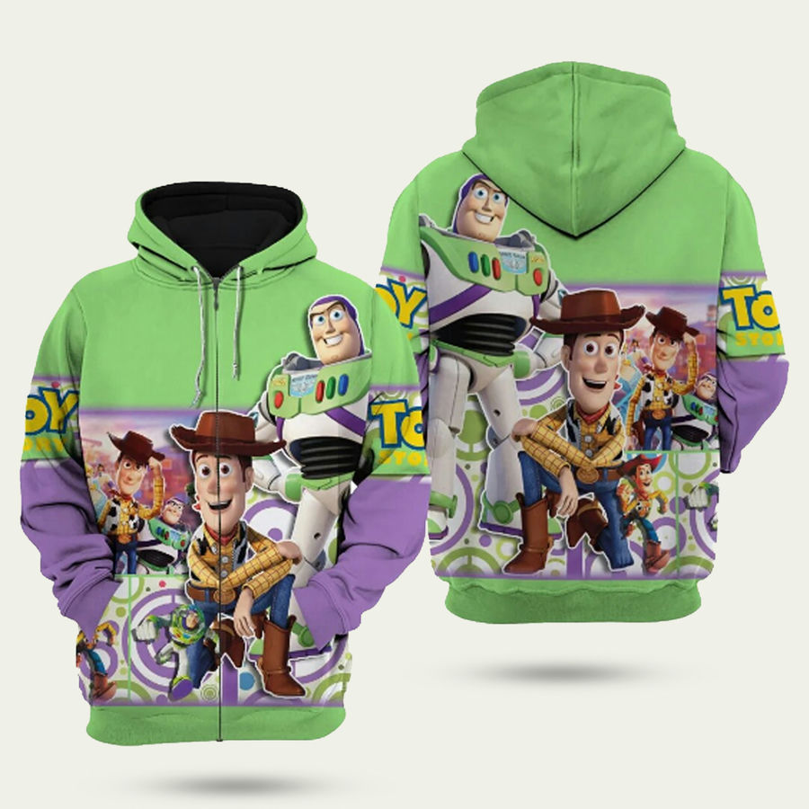 Movie Toy Story Green Hoodie