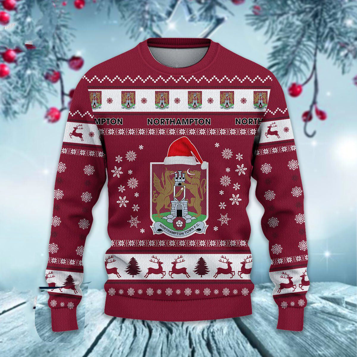 Northampton Town Ugly Christmas Sweater