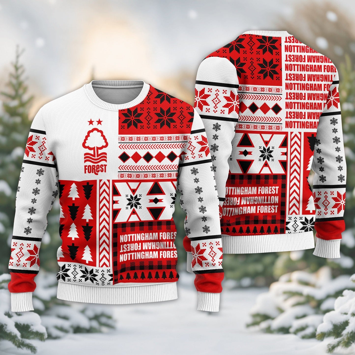 Nottingham Forest Ugly Christmas Sweater