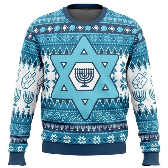 Nysekai Hanukkah Ugly Christmas Sweater