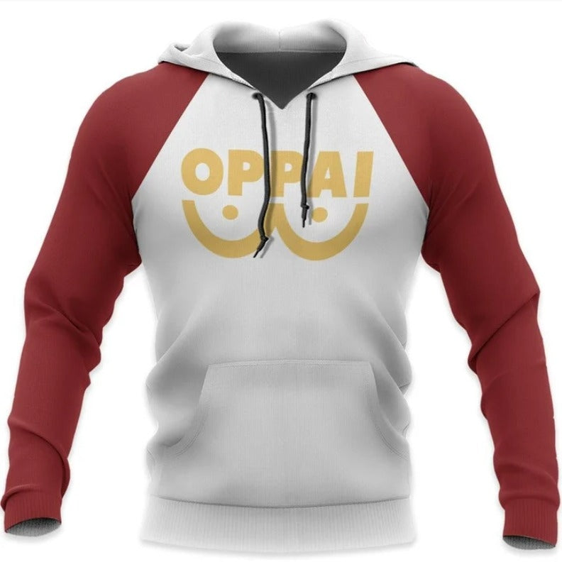 Oppai Saitama One Punch Man Hoodie