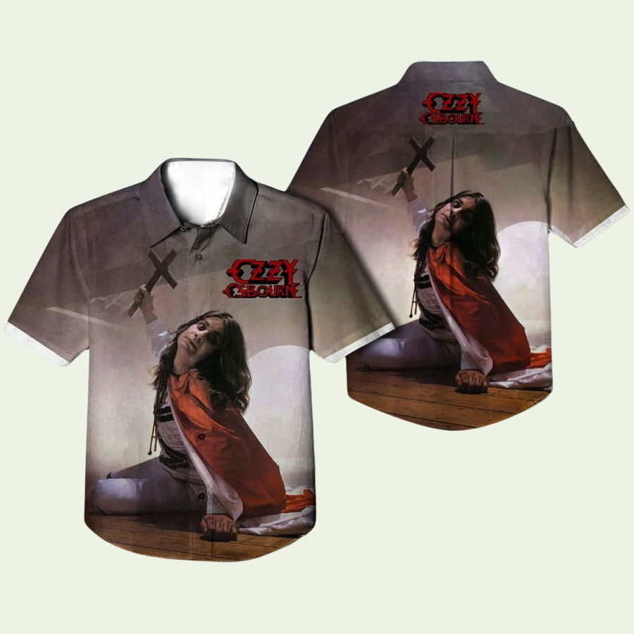 Ozzy Osbourne Blizzard Of Ozz Album Hawaiian Shirt