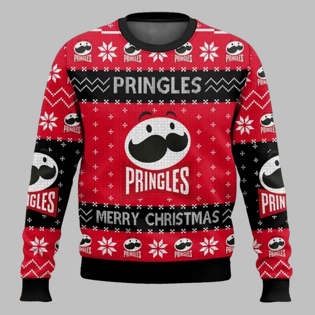 Pringles Snack Ugly Christmas Sweater