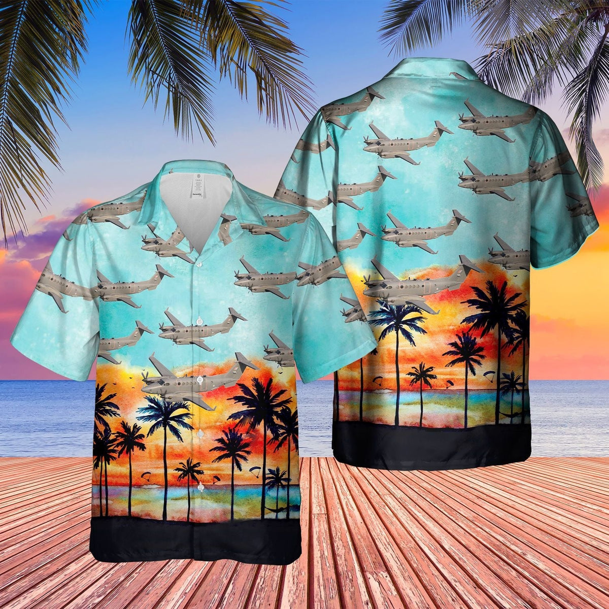 RAF Hawker Beechcraft Shadow R1s Hawaiian Shirt