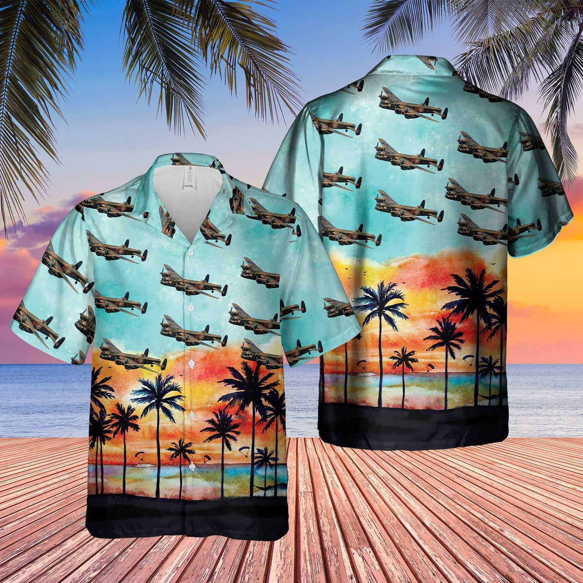 Royal Air Force Avro Lancaster Hawaiian Shirt