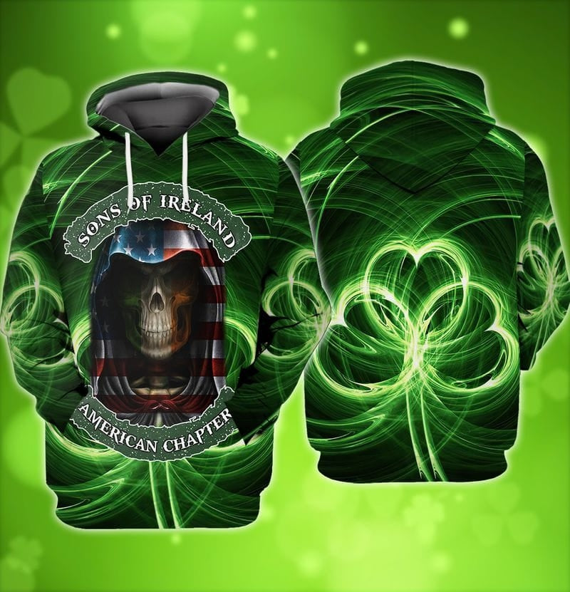 Son Of Ireland American Chapter St Patrick Day Hoodie