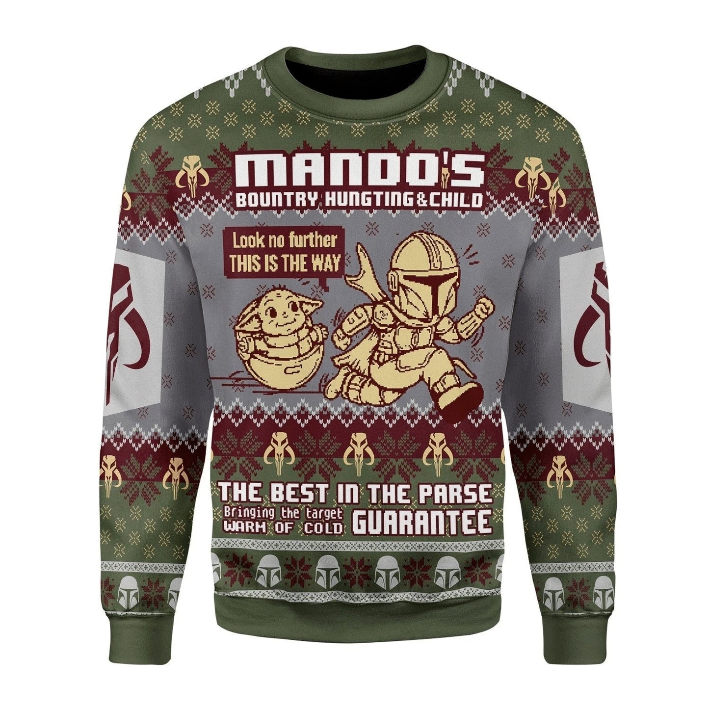 Star Wars Mando’s Bountry Hunting Ugly Christmas Sweater