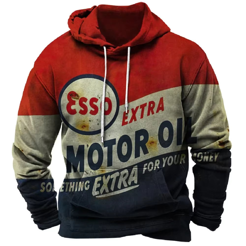 Vintage Esso Extra Motor Oil Hoodie
