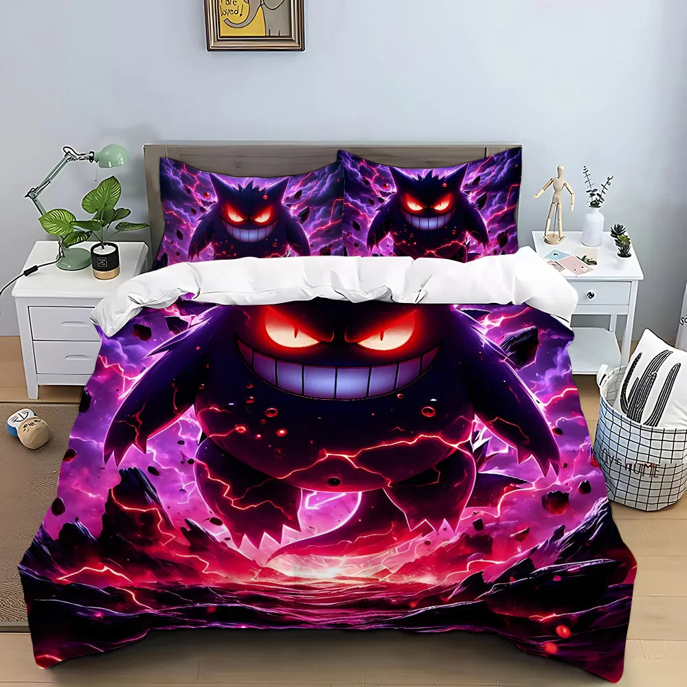 Gengar Bedding Set Single Double King Size