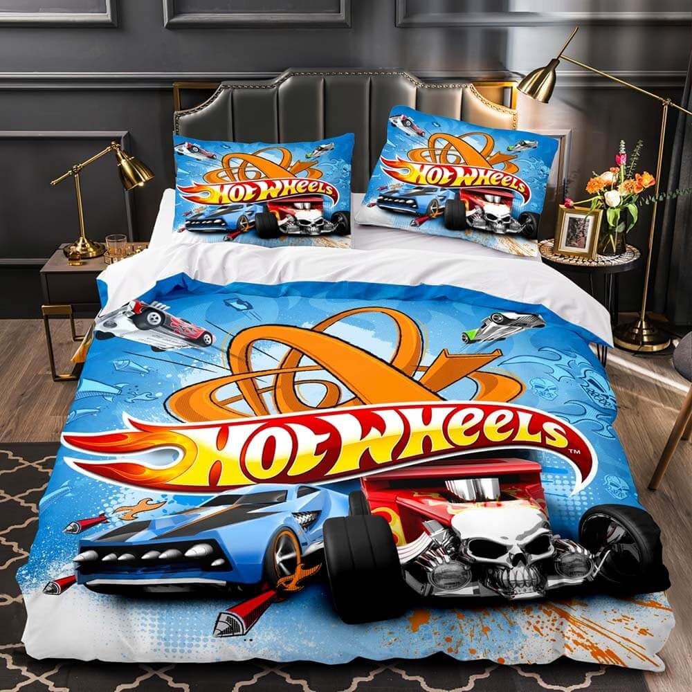 Game Hot Wheels Bedding Set