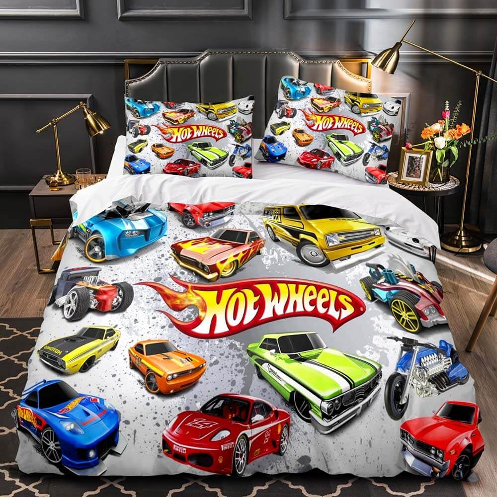 Hot Wheels Bedding Set, Car Collection
