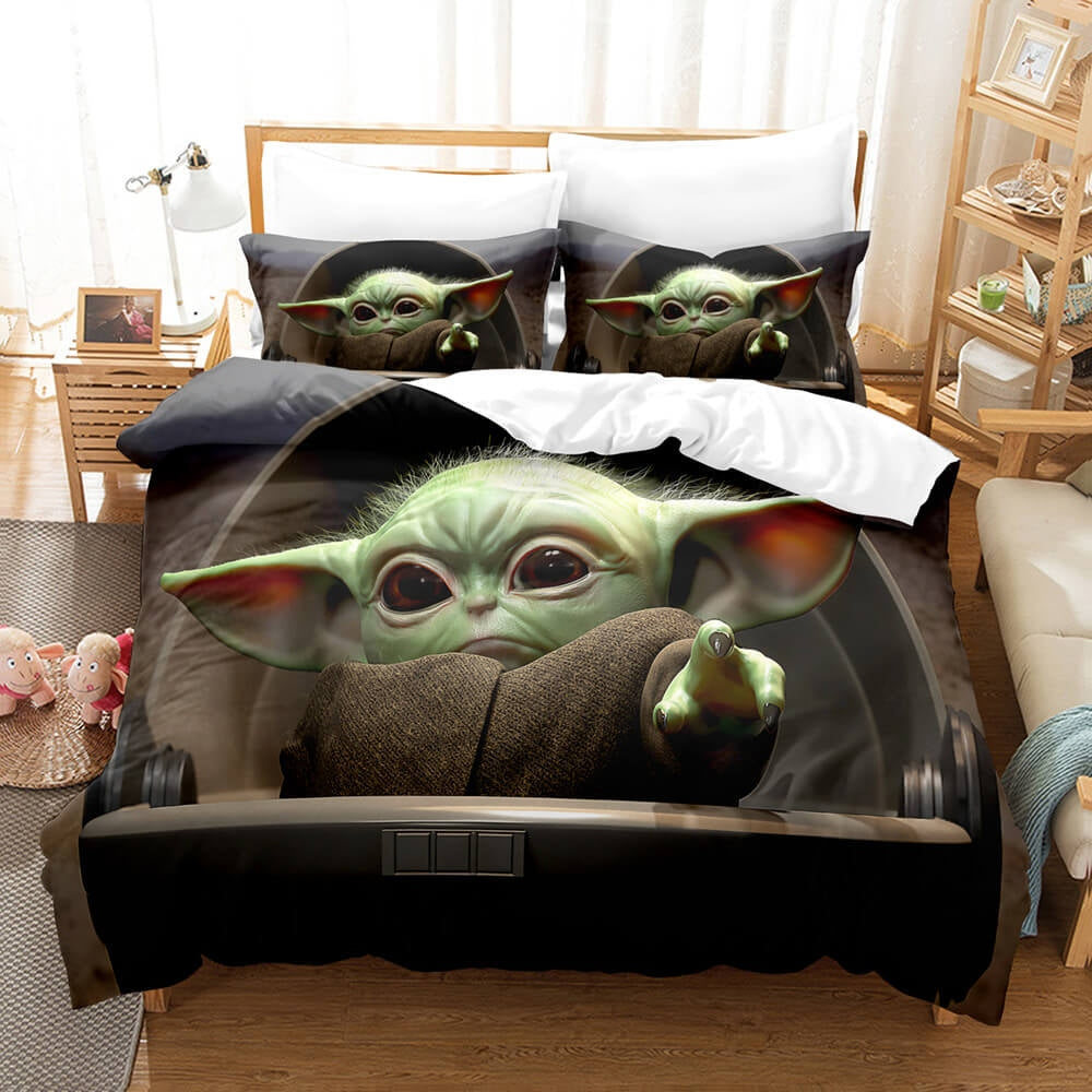 The Mandalorian Baby Yoda Bedding Set