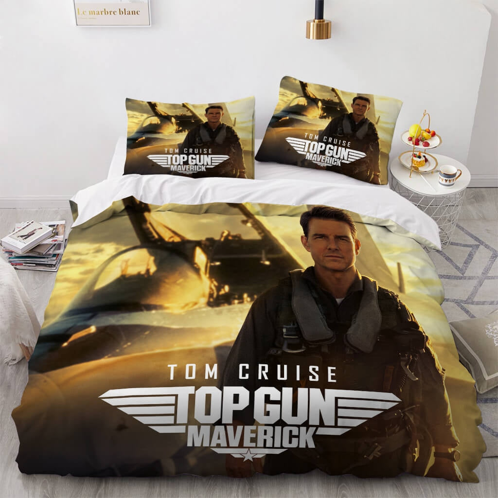Top Gun Maverick Bedding Set with Pillowcases