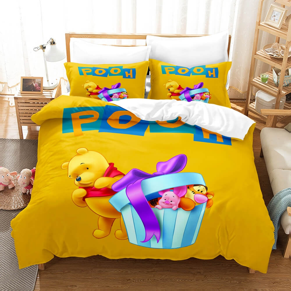 Winnie The Pooh Bedding Set Single Double King Size