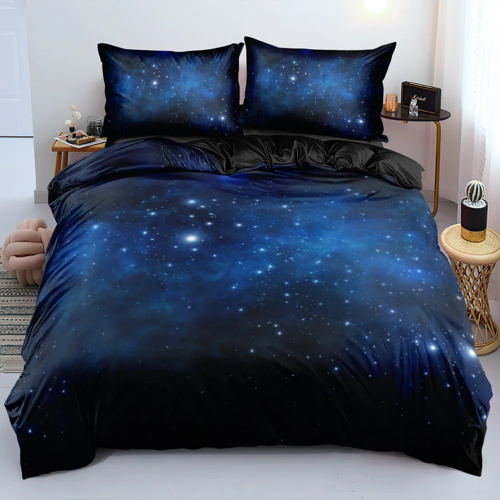 Blue Sky Galaxy Duvet Cover With Pillowcases