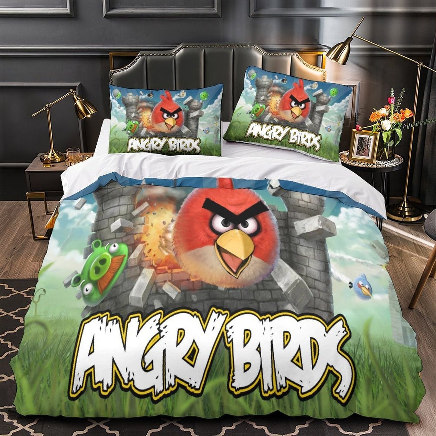 Game Angry Birds Bedding Set