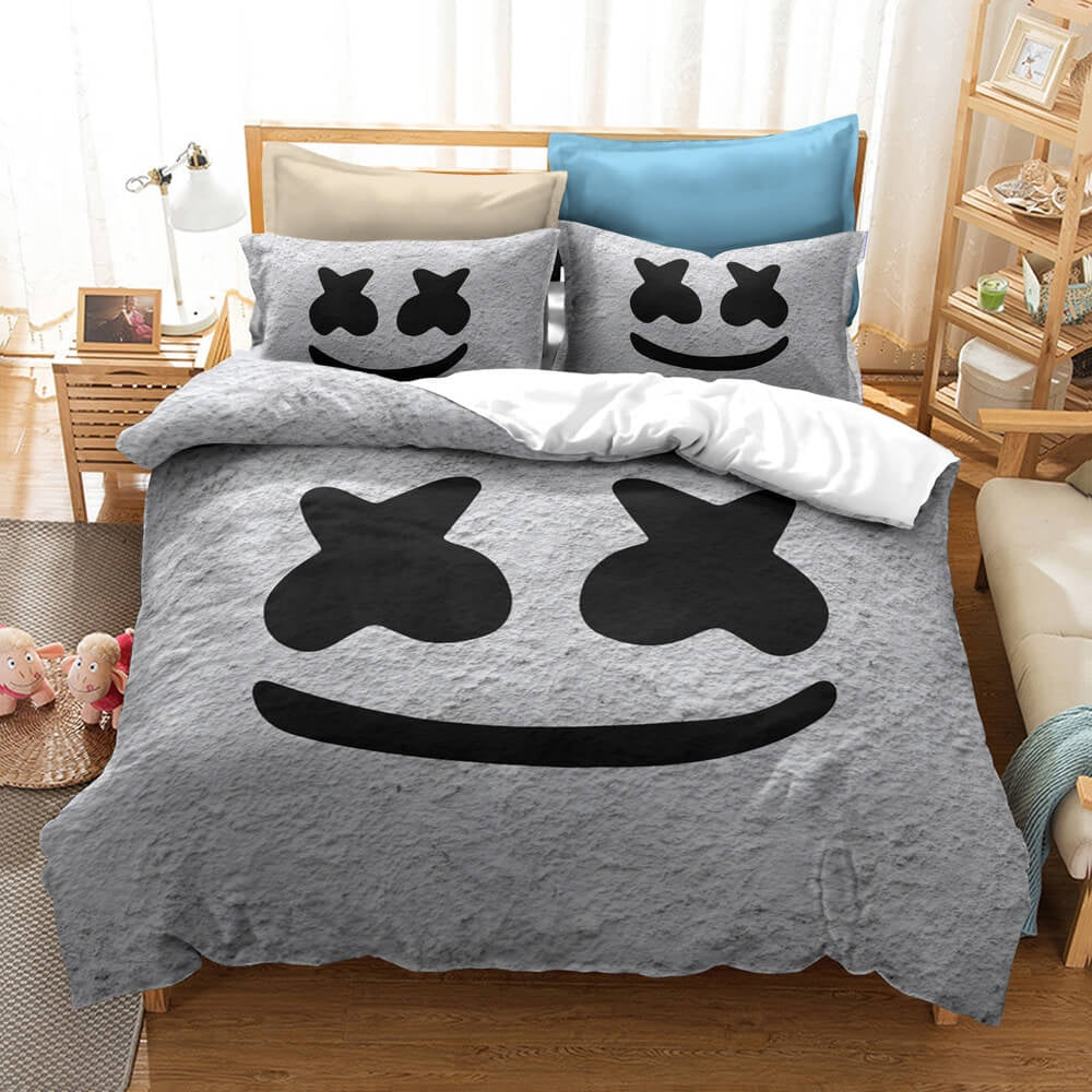 DJ Marshmello Bedding Set Single Double King Size