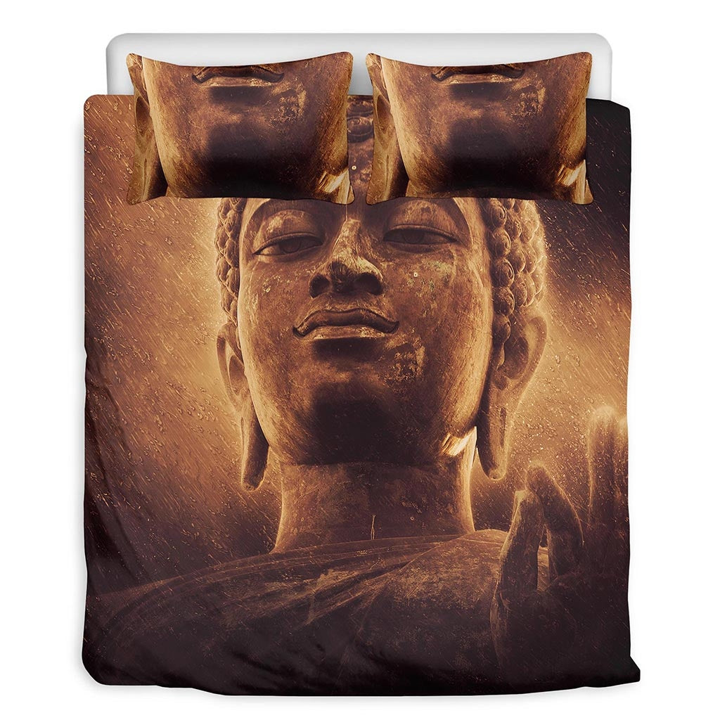 Vintage Statue Buddha Bedding Set