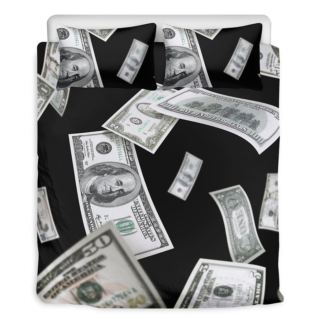 Flying USD Money Bedding Set