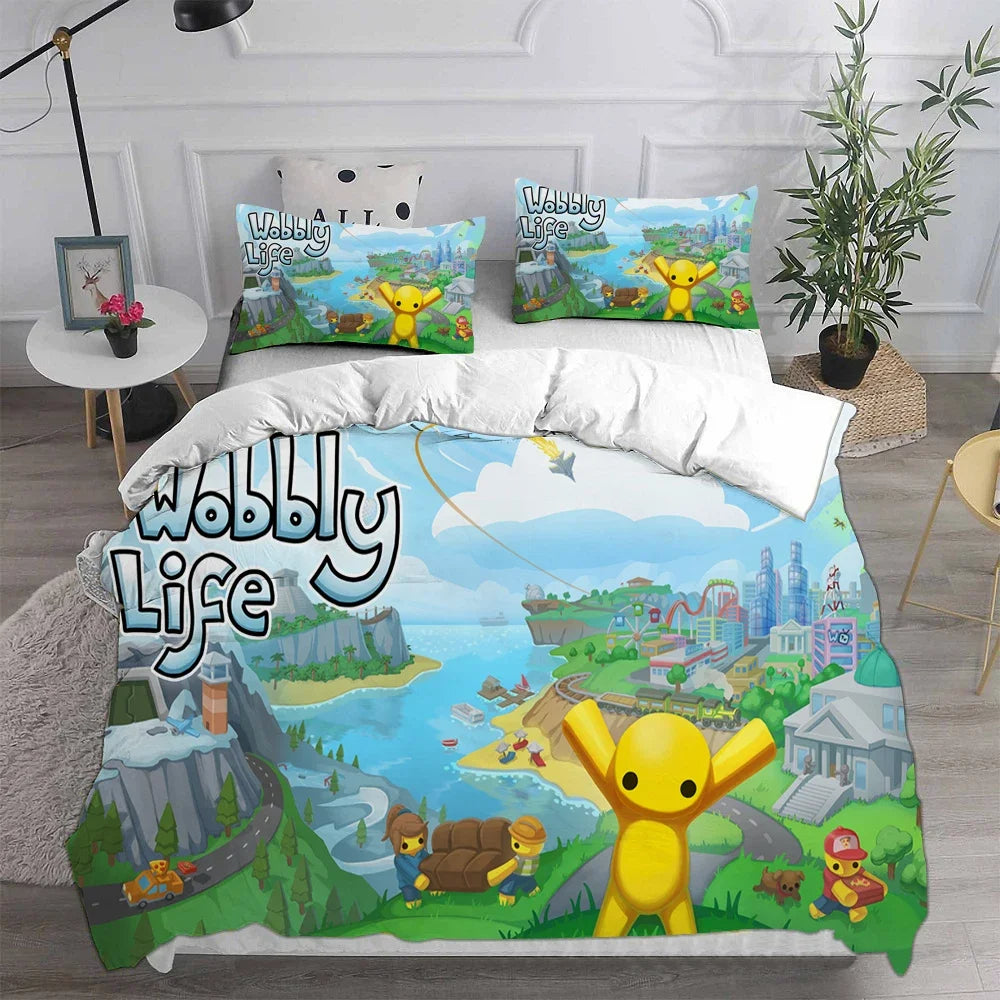 Game Wobbly Life Bedding Set