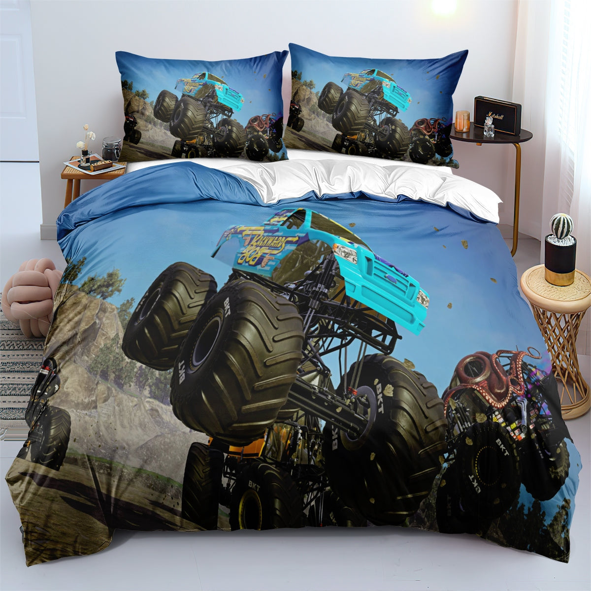 Monster Jam Truck Bedding Set