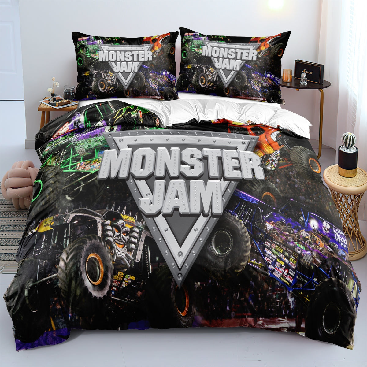 Monster Jam Truck Bedding Set Duvet Covers