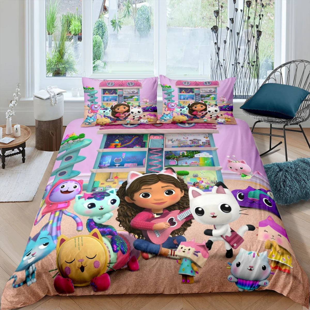 Gabbys Dollhouse Bedding Set Duvet Covers