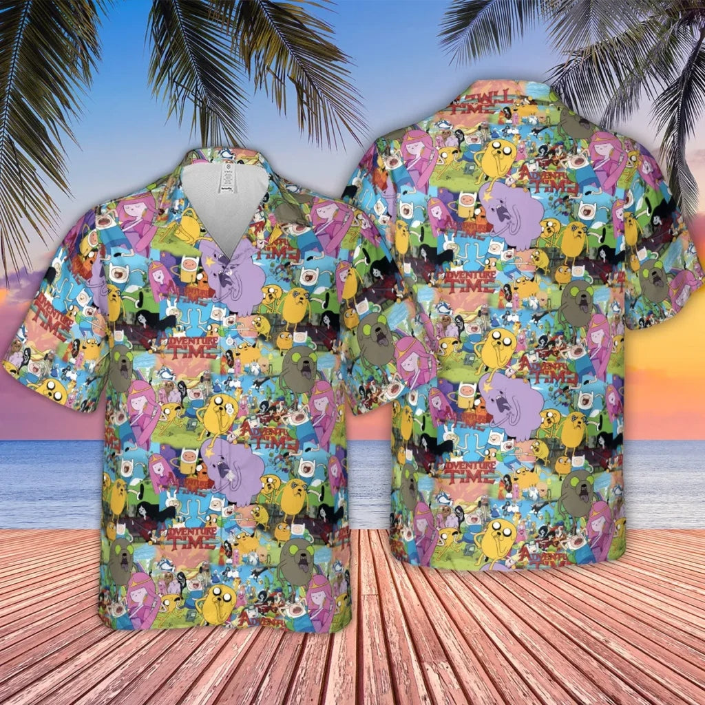 Adventure Time Characters Hawaiian Shirt