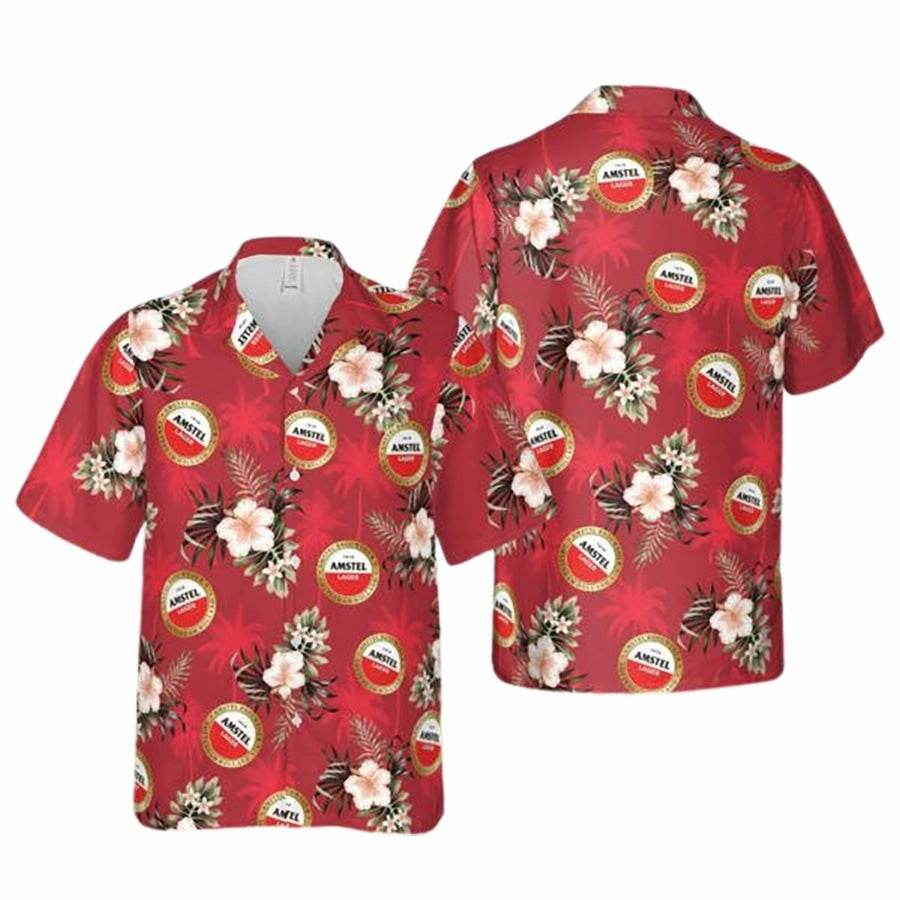 Amstel Beer Hawaiian Shirt