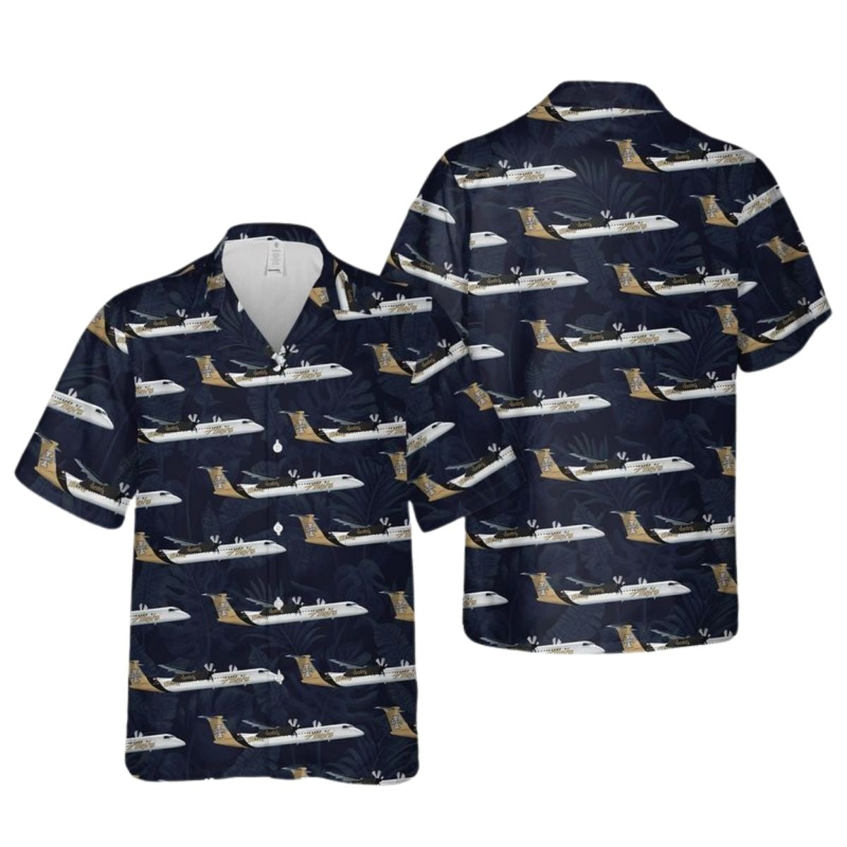 University of Idaho Q400 Alaska Airlines Hawaiian SHirt