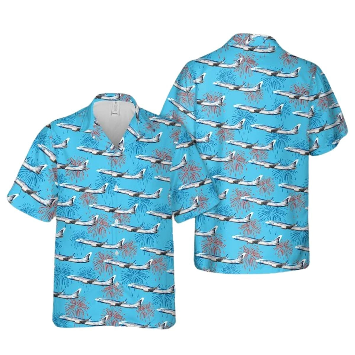 Alaska Airlines Salmon Thirty Salmon II Hawaiian Shirt