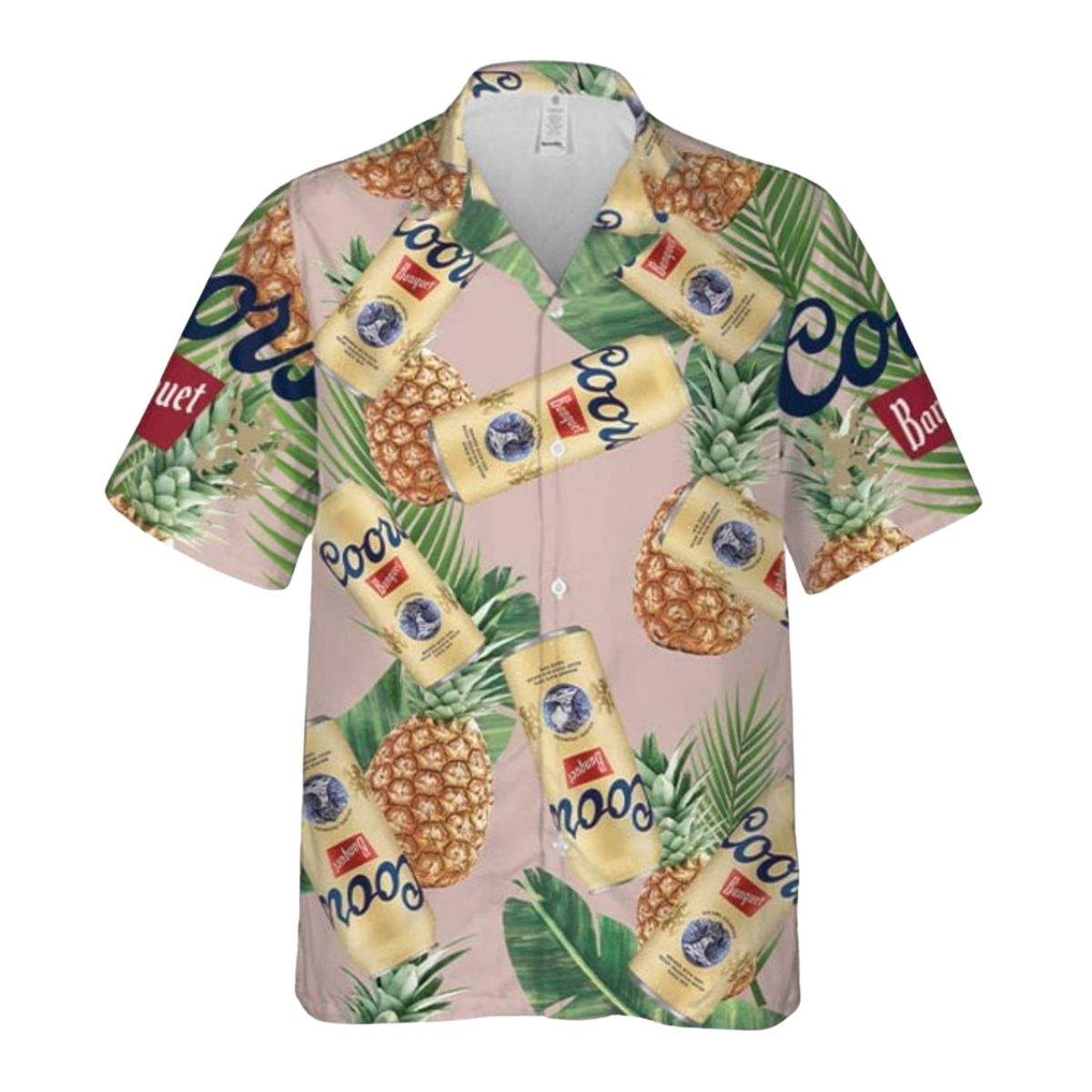 Coors Banquet Pineapple Hawaiian Shirt